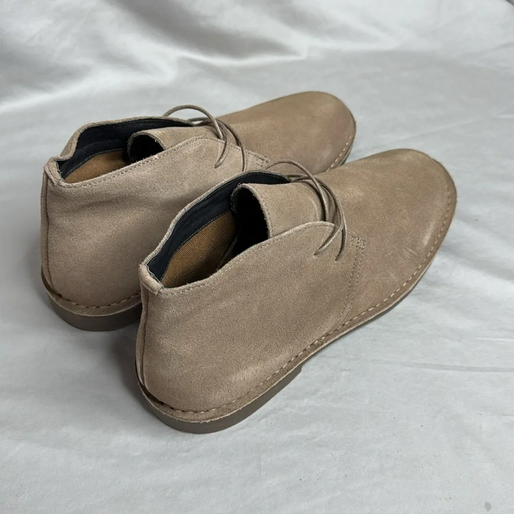 J. Crew Factory Suede desert chukka boots in Taupe